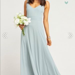 Show me your mumu Bridesmaid Dress silver sage